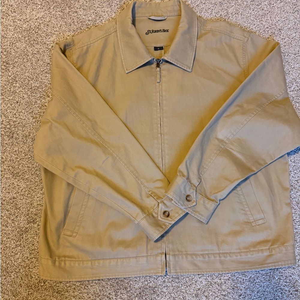 St. John's Bay Men's Light Brown Jacket